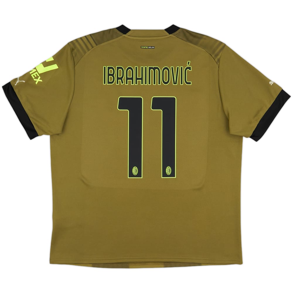 2022-23 AC MIlan Third Shirt Ibrahimovic #11 - 10/10 - (XL)