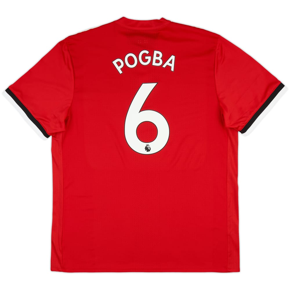 2017-18 Manchester United Authentic Home Shirt Pogba #6 - 10/10 - (XXL)
