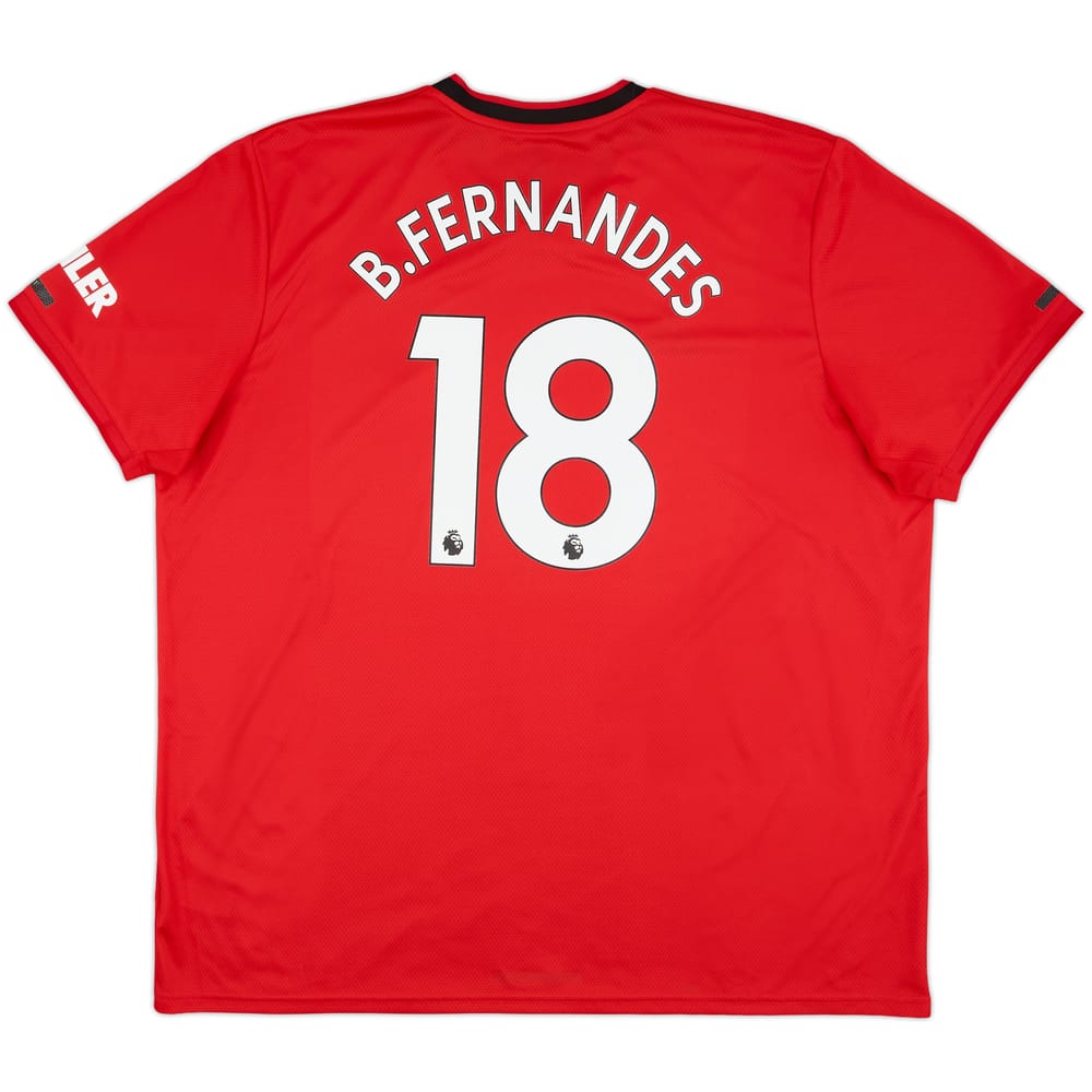 2019-20 Manchester United Home Shirt B.Fernandes #18 - 8/10 - (3XL)