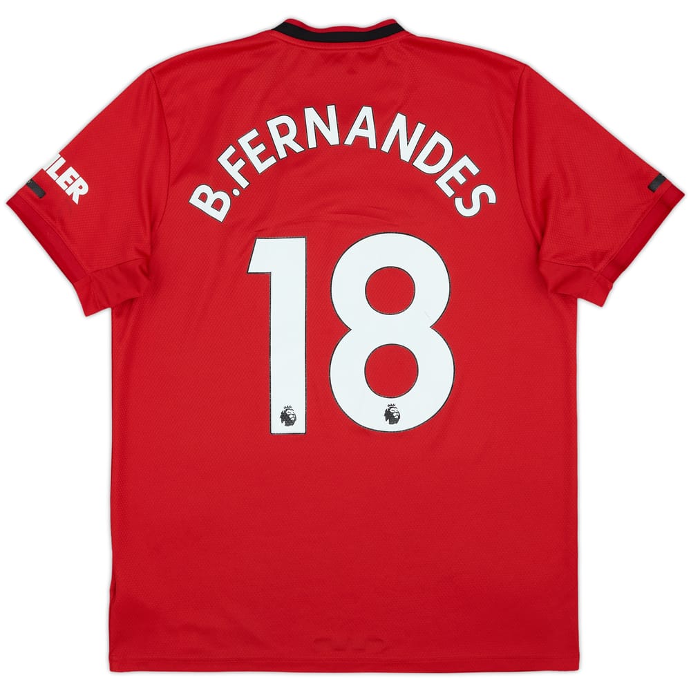 2019-20 Manchester United Home Shirt B.Fernandes #18 - 5/10 - (L)