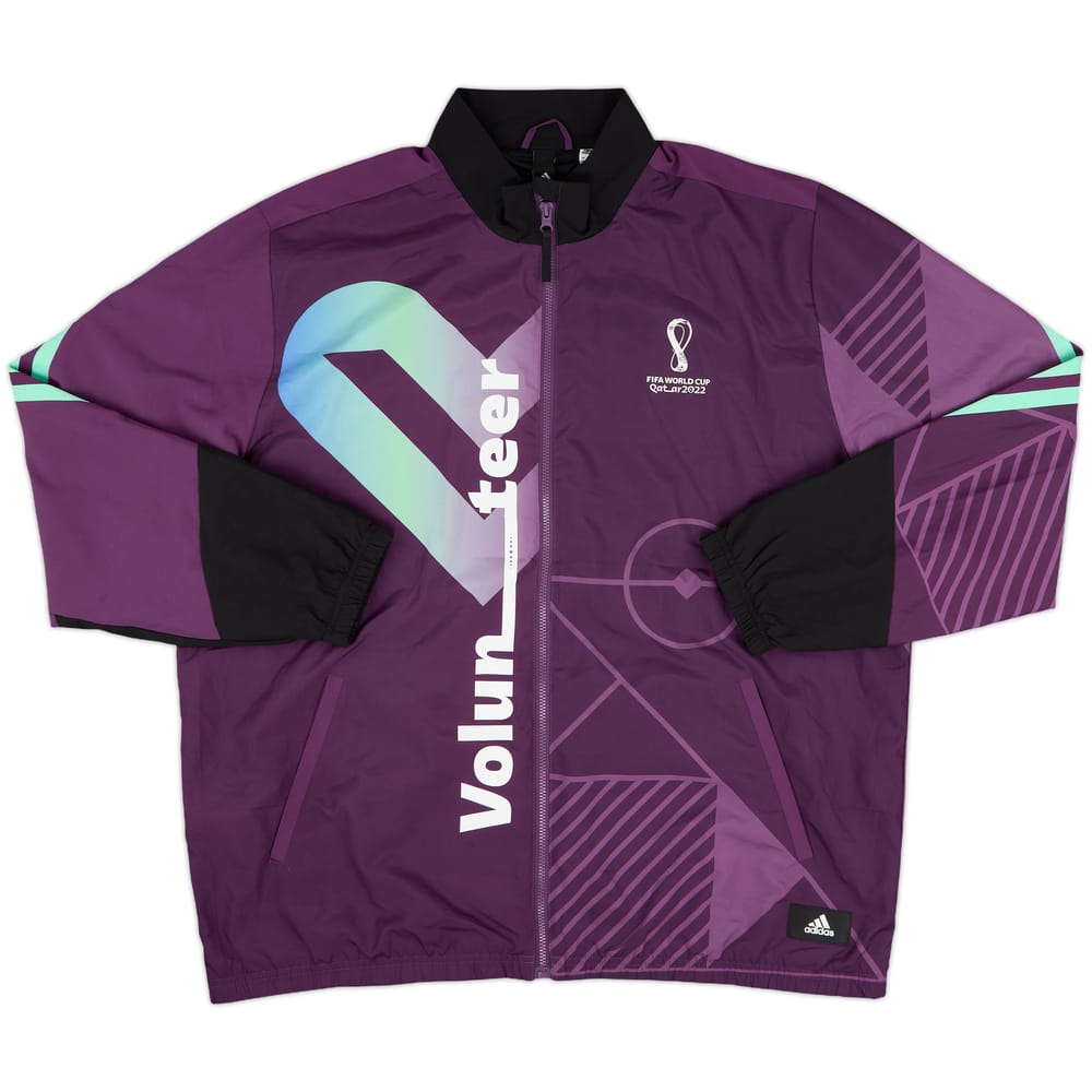 2022 Fifa World Cup Qatar Volunteer adidas Track Jacket - 10/10 - (XL)