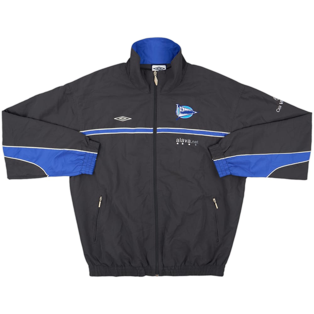 2002-03 Deportivo Alaves Umbro Track Jacket - 8/10 - (L)