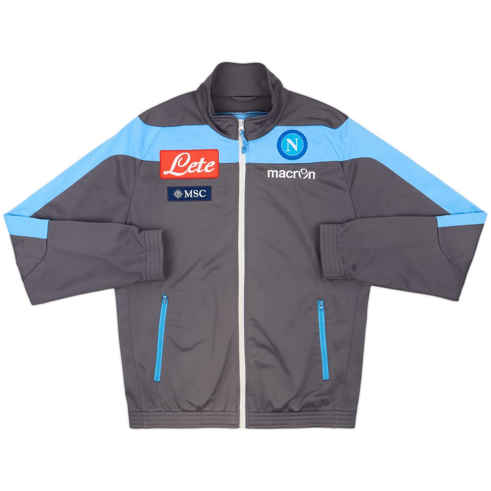 2014-15 Napoli Macron Track Jacket - 8/10 - (S)
