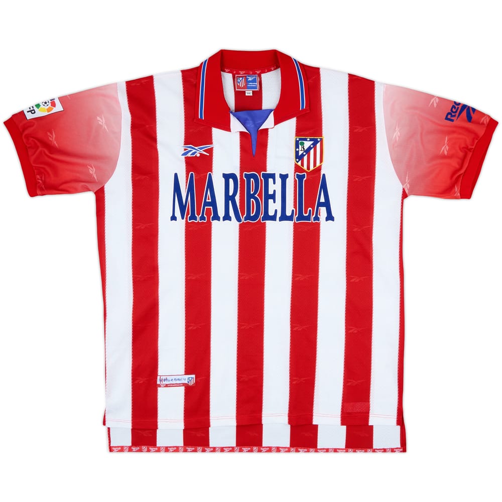1998-99 Atletico Madrid Home Shirt - 10/10 - (XXL)