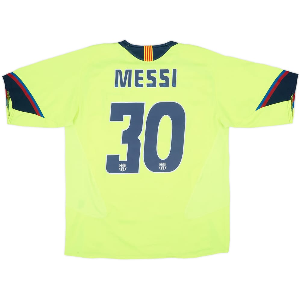 2005-06 Barcelona Away Shirt Messi #30 - 6/10 - (L)