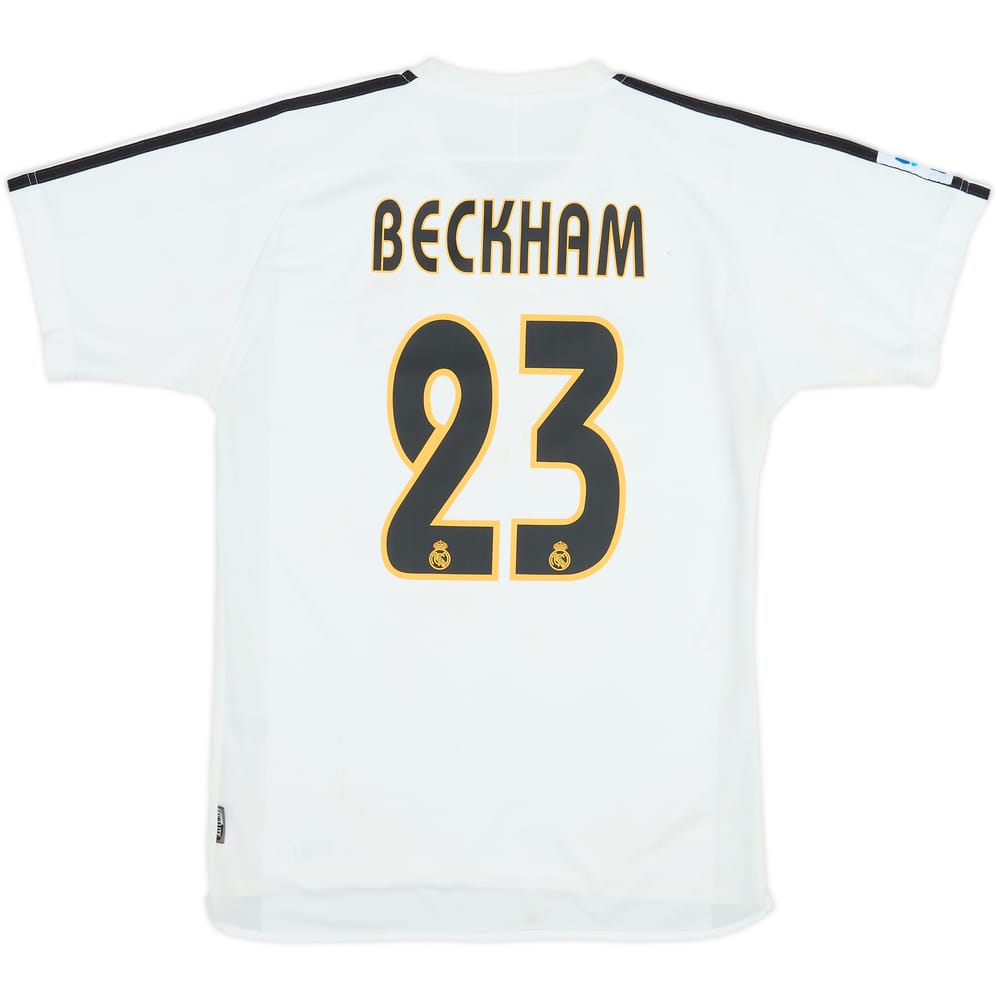 2003-04 Real Madrid Home Shirt Beckham #23 - 5/10 - (L)