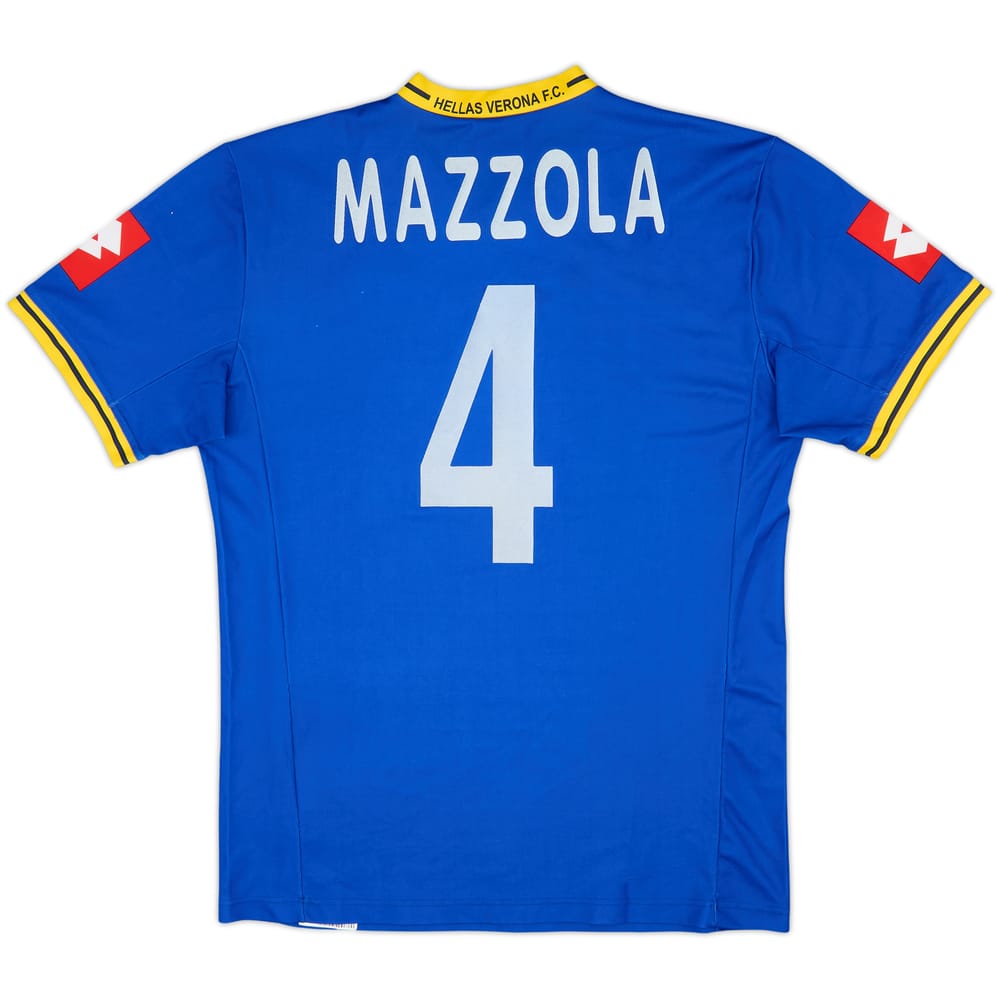 2001-02 Hellas Verona Home Shirt Mazzola #4 - 6/10 - (L)