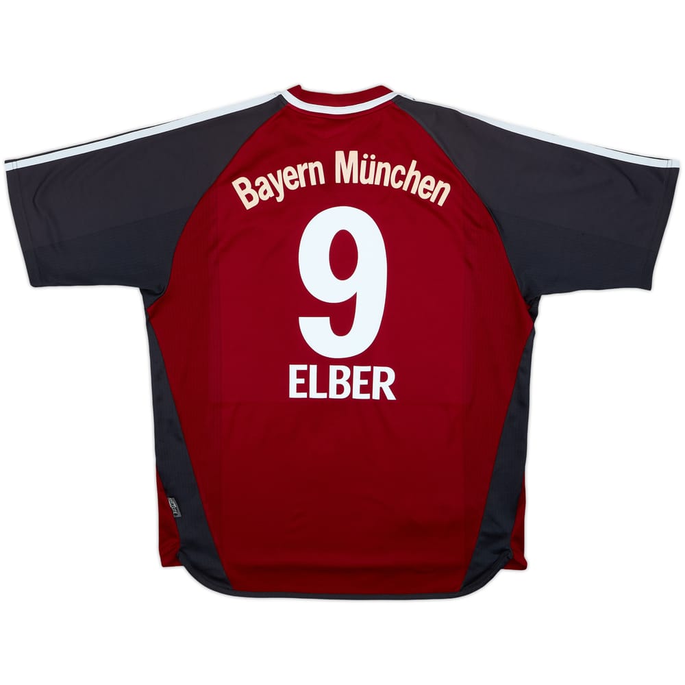 2002-03 Bayern Munich Home Shirt Elber #9 - 6/10 - (L)