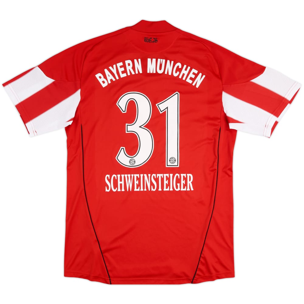 2010-11 Bayern Munich Home Shirt Schweinsteiger #31 - 4/10 - (M)