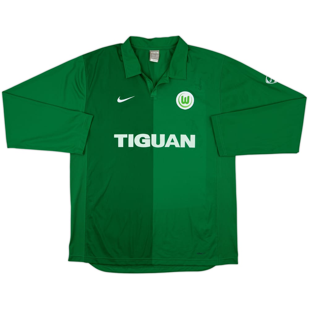 Camiseta de la tercera equipación de manga larga del Wolfsburg 2007-08 - 8/10 - (XL)