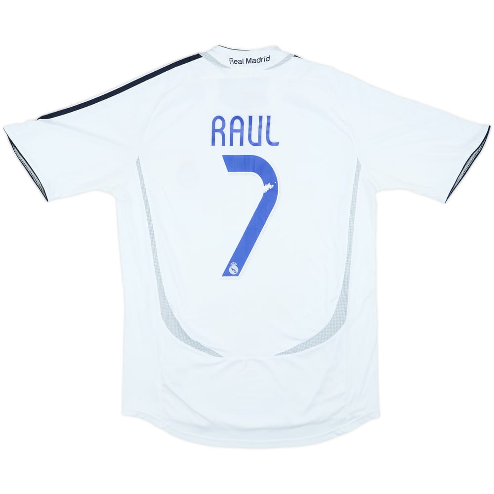 2006-07 Real Madrid Home Shirt Raul #7 - 5/10 - (L)