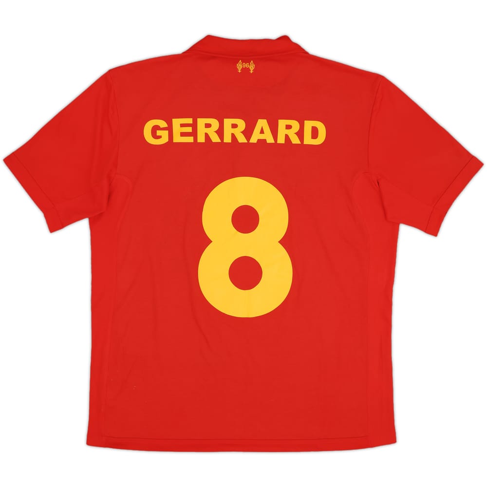 2012-13 Liverpool Home Shirt Gerrard #8 - 5/10 - (XL)