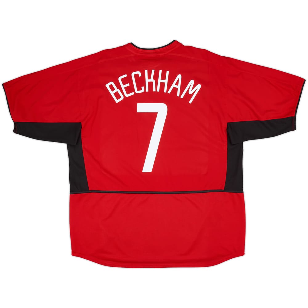 Maillot domicile Manchester United 2002-04 Beckham #7 - 6/10 - (XXL)