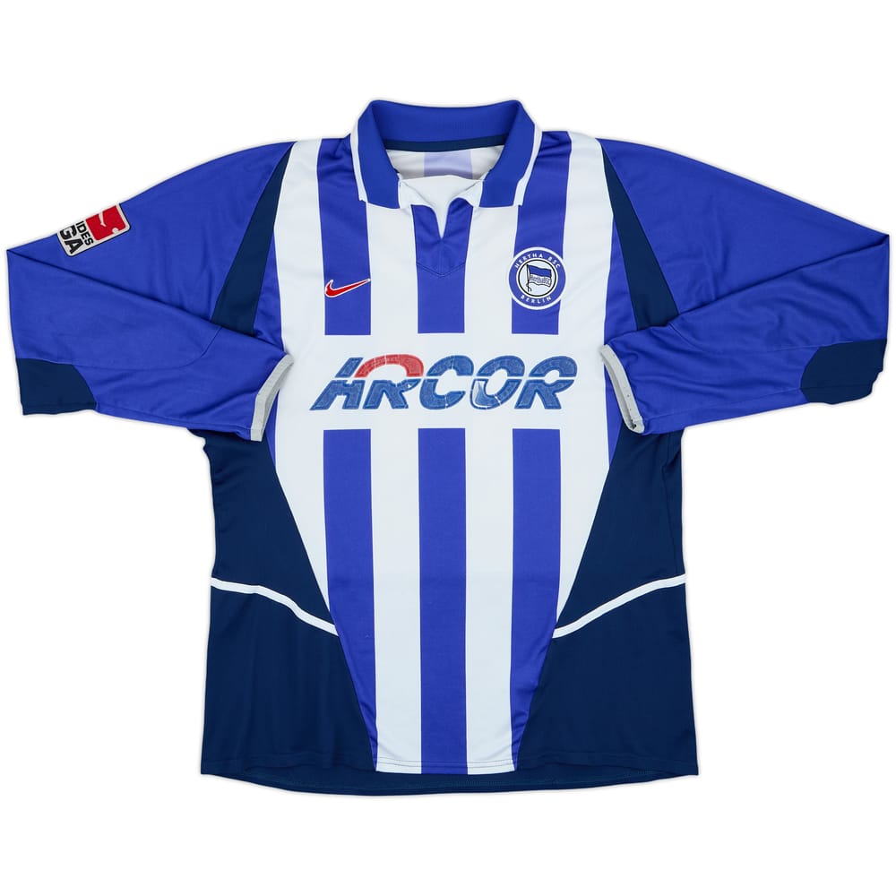 2002-04 Hertha Berlin Home L/S Shirt - 5/10 - (XL)