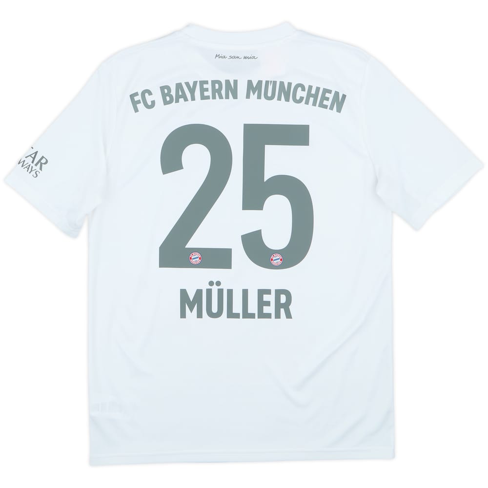 2019-20 Bayern Munich Away Shirt Muller #25 - 8/10 - (15-16 Years)