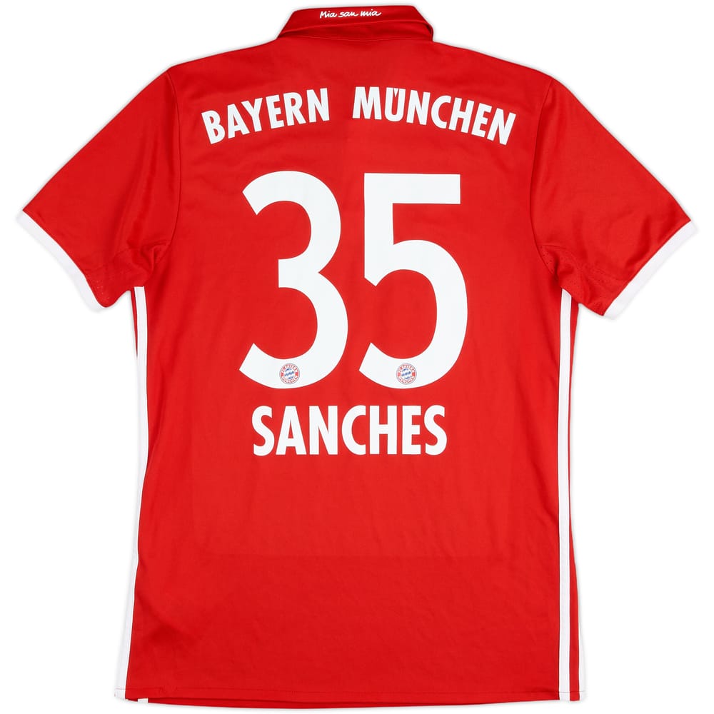 2016-17 Bayern Munich Home Shirt Sanches #35 - 7/10 - (S)