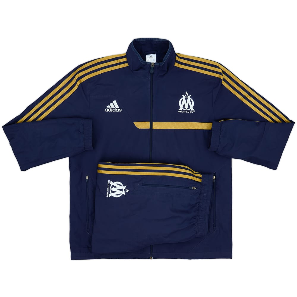 2013-14 Olympique Marseille adidas Tracksuit - 8/10 - (M/L)
