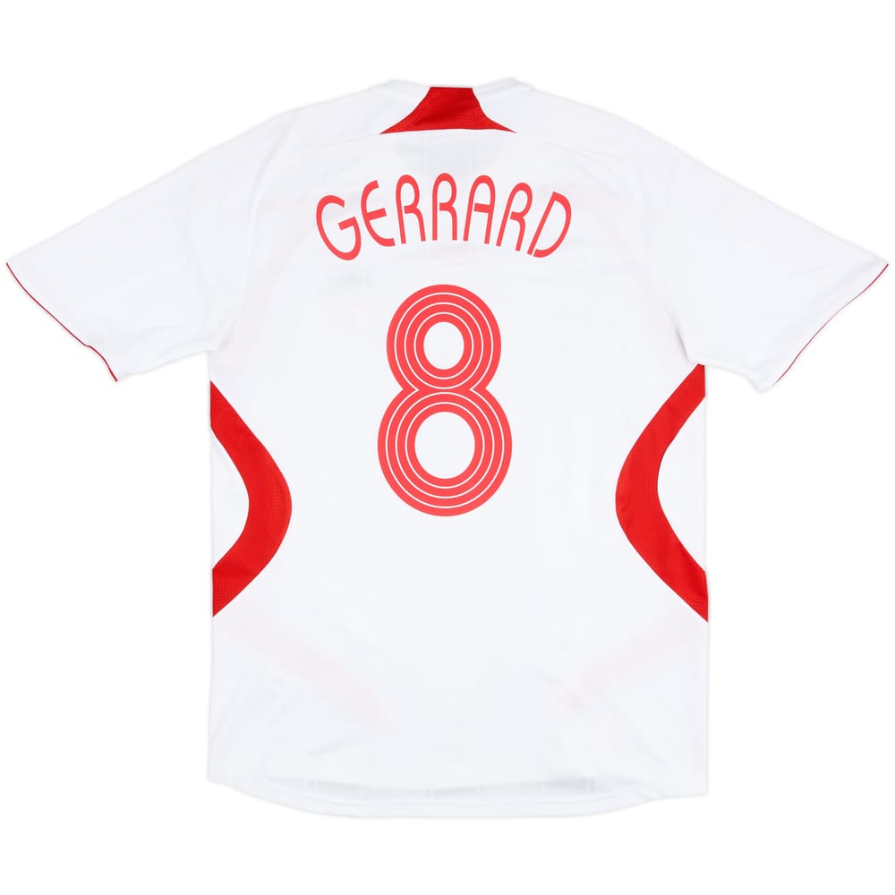 2007-08 Liverpool Away Shirt Gerrard #8 - 5/10 - (L)