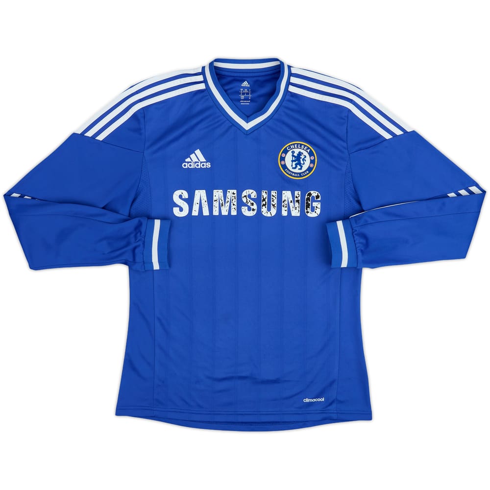 2013-14 Chelsea Home L/S Shirt - 4/10 - (S)