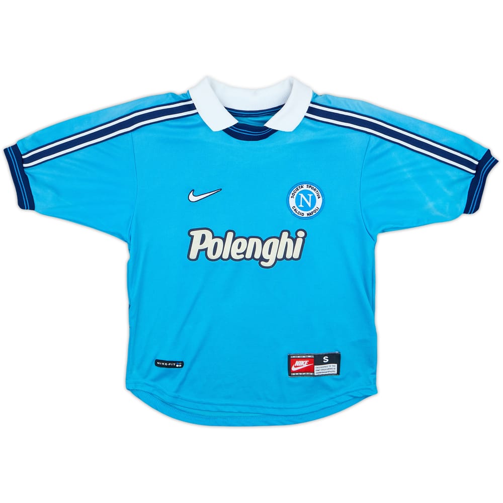 1998-99 Napoli Home Shirt - 7/10 - (8-9 Years)
