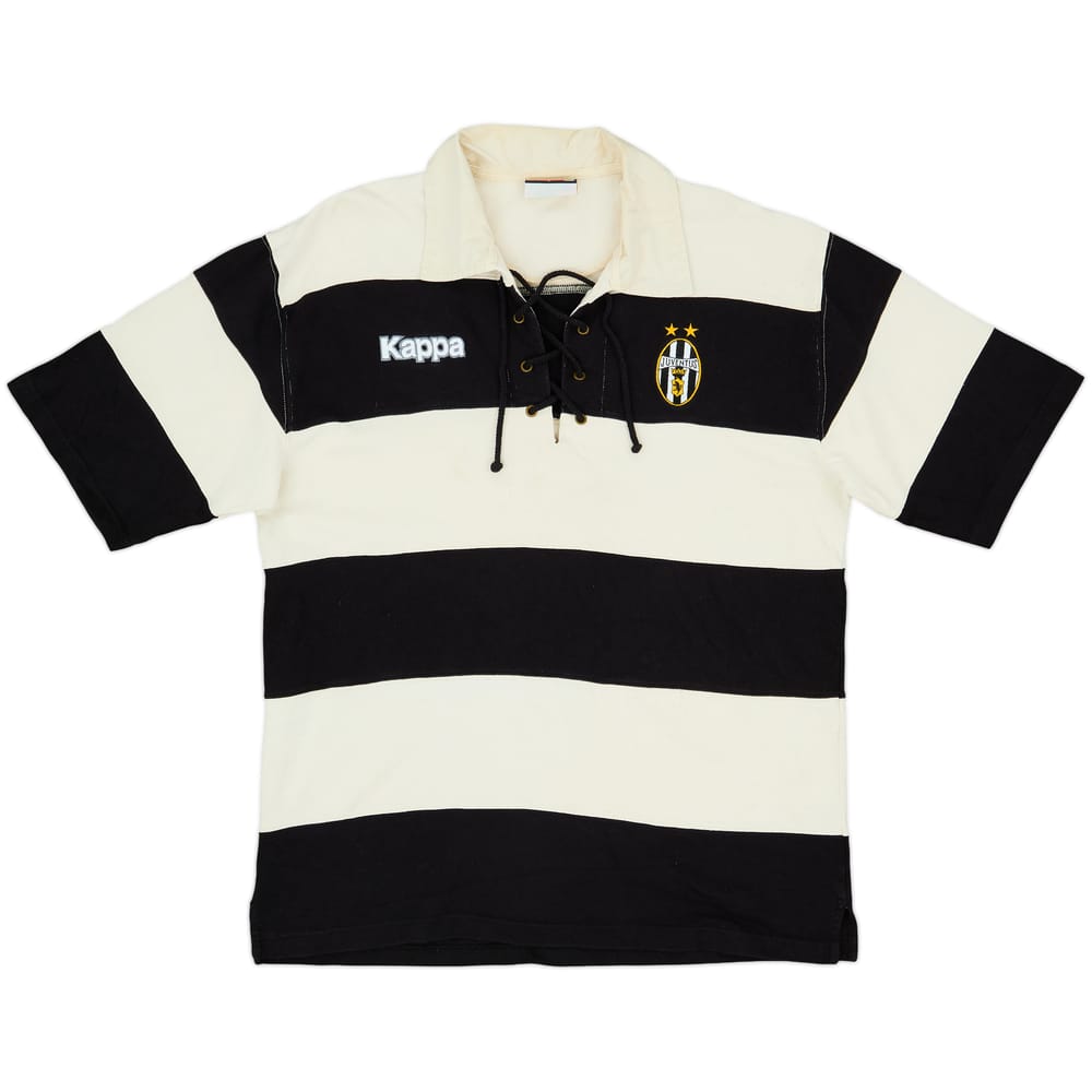 1997-98 Juventus Kappa Laced Polo Shirt - 6/10 - (L)