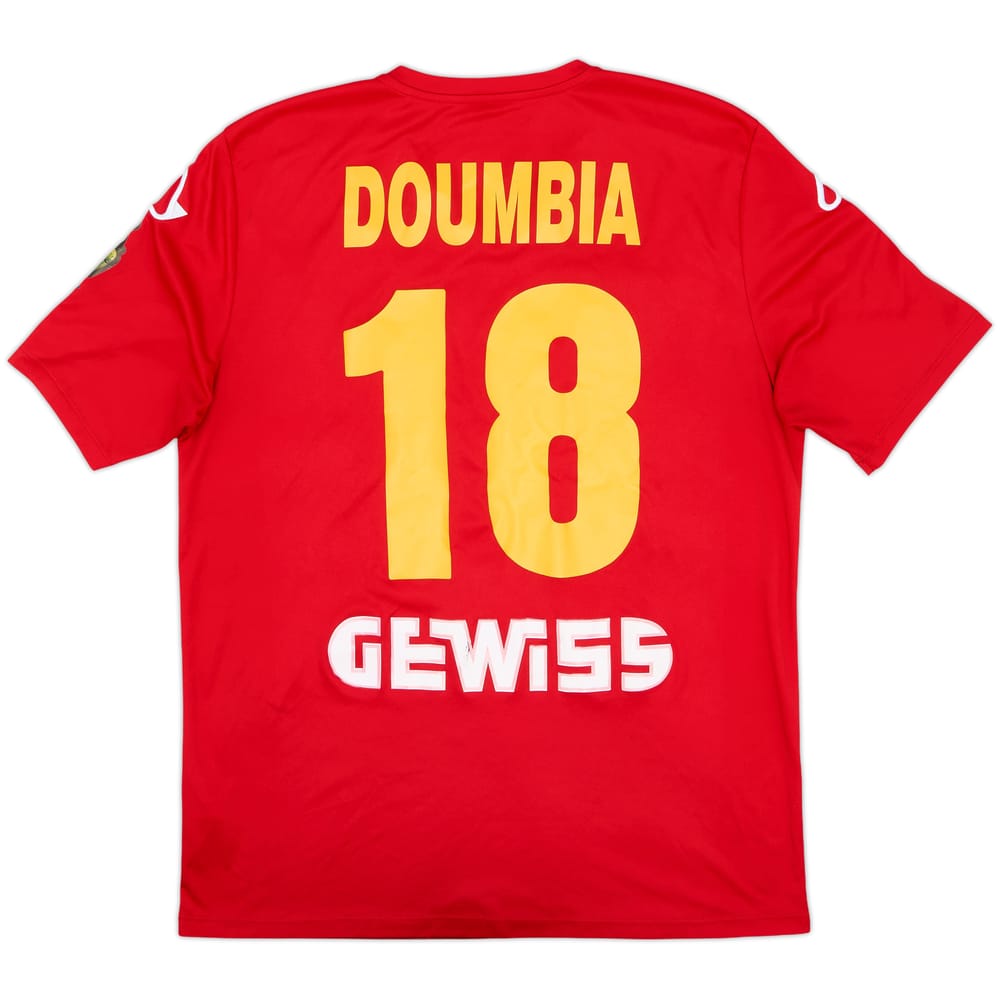 2021-22 AlbinoLeffe Match Issue Away Shirt Doumbia #18