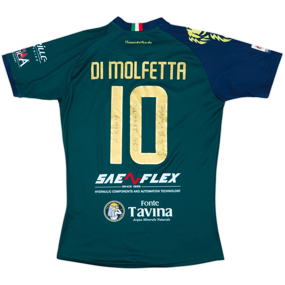 2022-23 Feralpisalo Signed Match Issue Third Shirt Di Molfetta #10