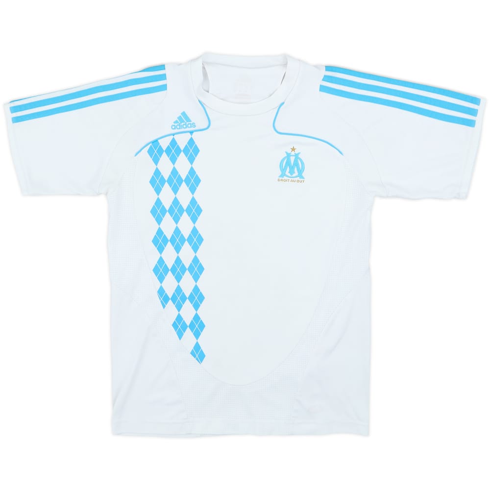 2008-09 Marseille adidas Training Shirt - 6/10 - (13-14 Years)