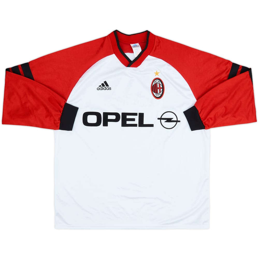 1998-00 AC Milan adidas Training L/S Shirt - 8/10 - (XL)