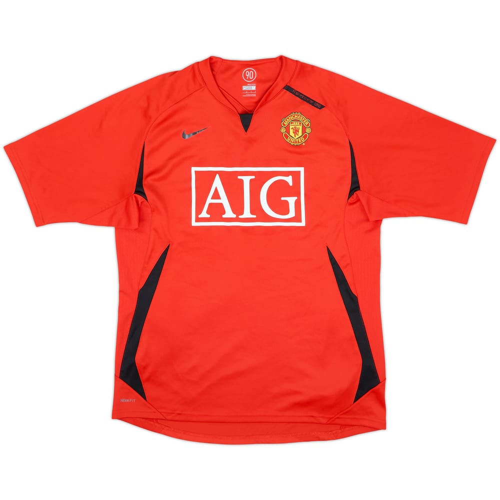 2007-08 Manchester United Nike Training Shirt - 5/10 - (M)
