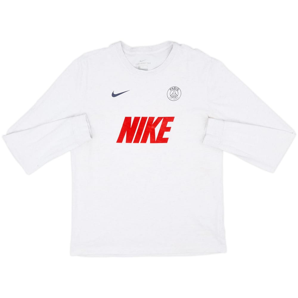 2019-20 Paris Saint-Germain L/S Cotton T-Shirt - 8/10 - (M)