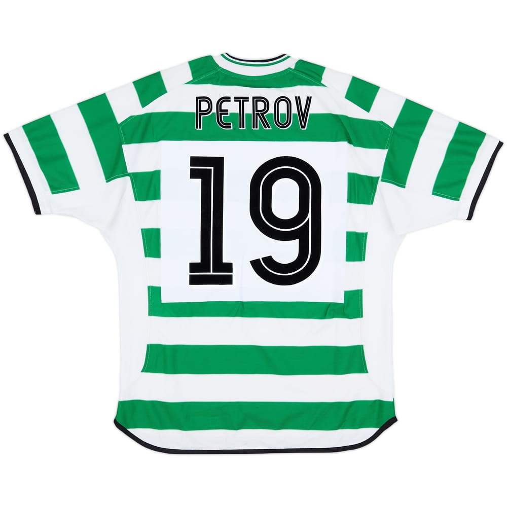 2001-03 Celtic Home Shirt Petrov #19 - 7/10 - (L)