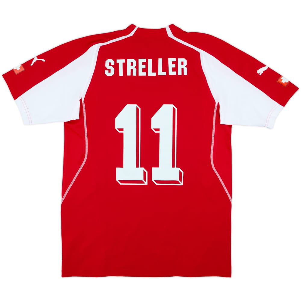 2004-06 Switzerland Home Shirt Streller #11 - 8/10 - (M)