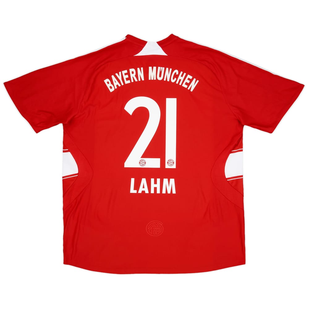 2007-08 Bayern Munich Home Shirt Lahm #21 - 7/10 - (XL)