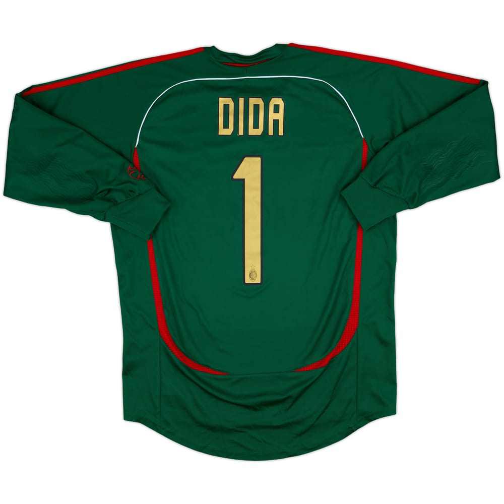 2006-07 AC Milan GK Shirt Dida #1 - 8/10 - (M)
