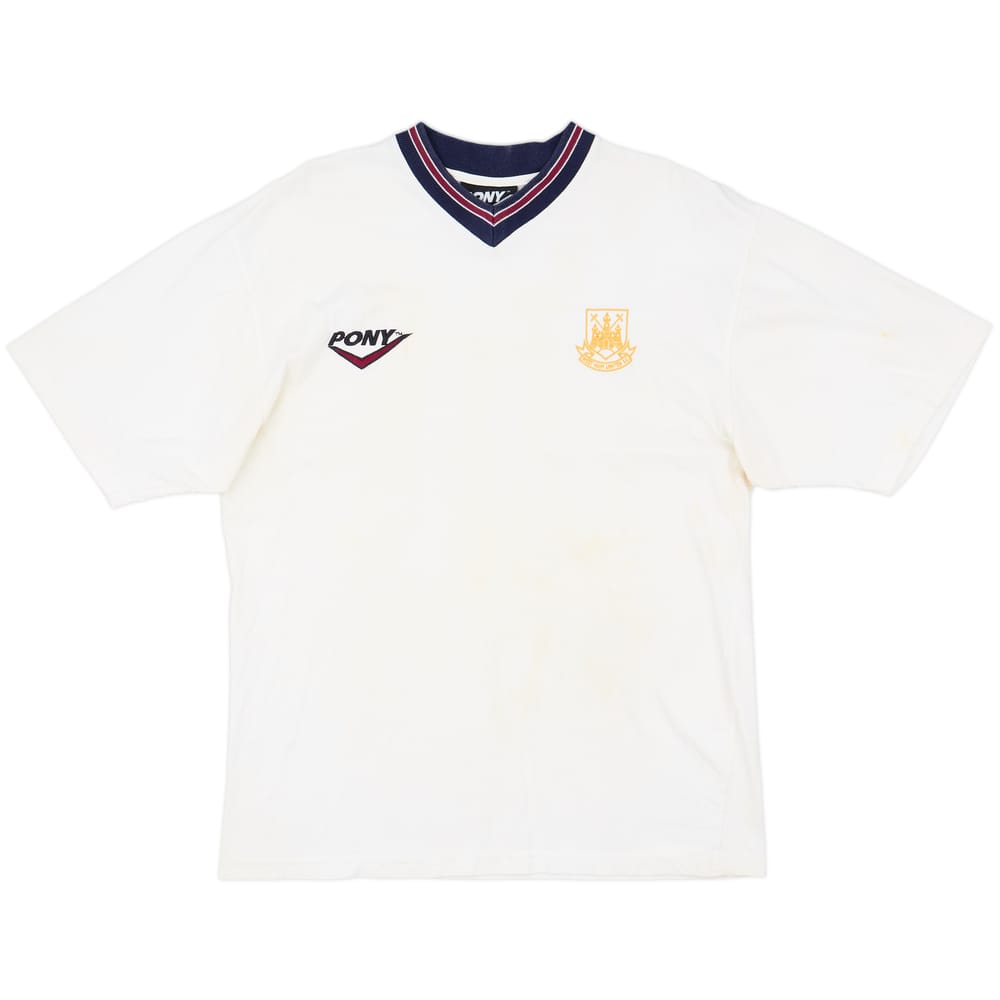 1993-95 West Ham Pony Cotton Tee - 6/10 - (XL)