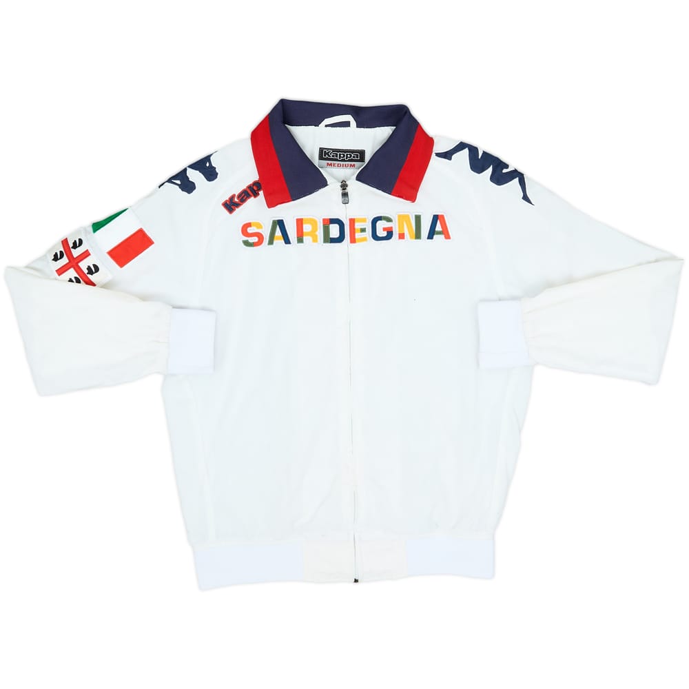 2012-13 Cagliari Kappa Track Jacket - 6/10 - (M)