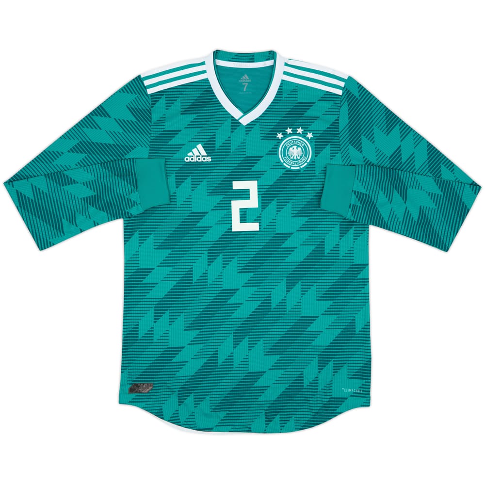 2018-19 Germany Player Issue Away L/S Shirt #2 - 10/10 - (M/L)