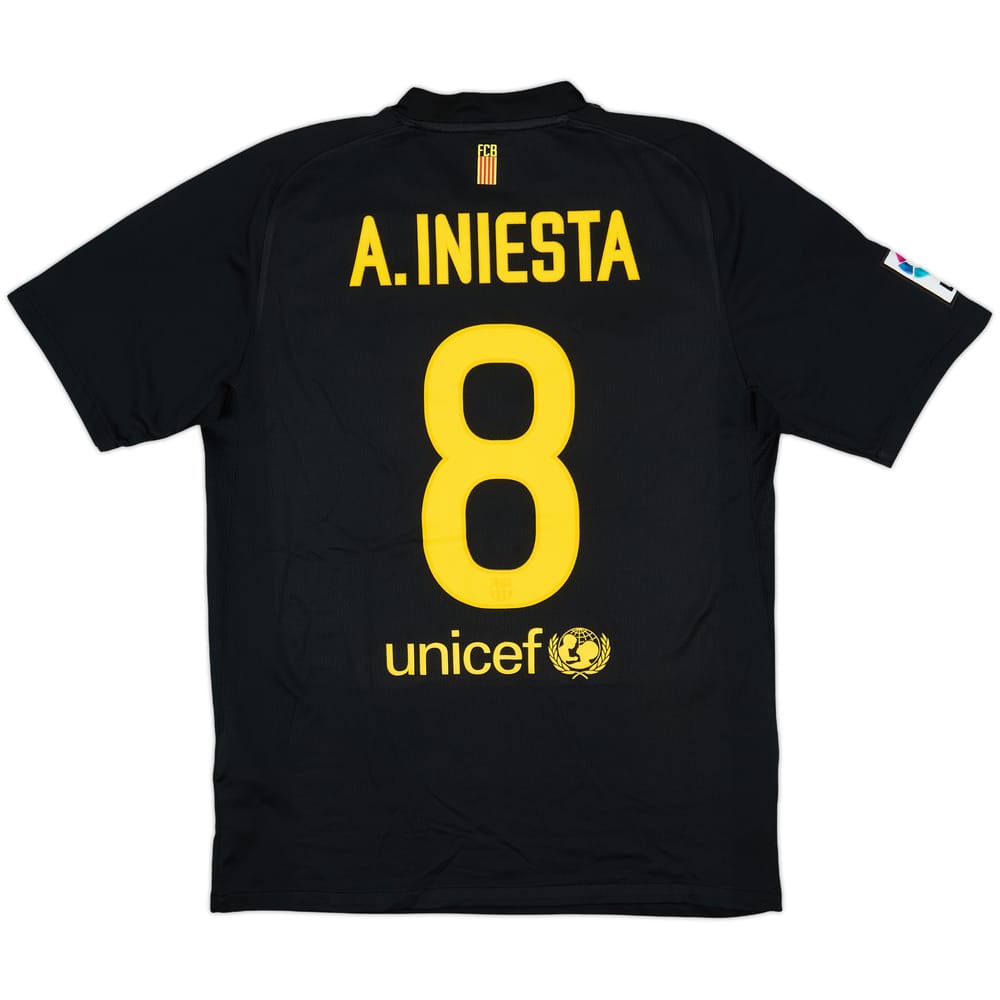 2011-12 Barcelona Away Shirt A.Iniesta #8 - 9/10 - (M)