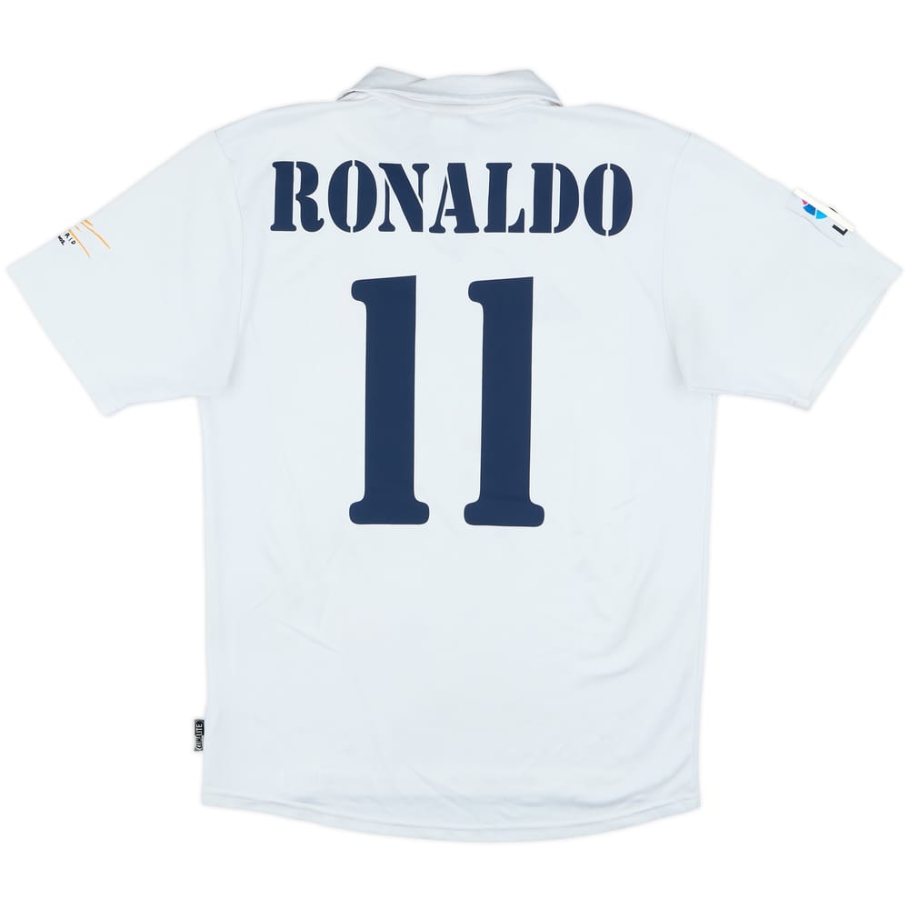 2002-03 Real Madrid Centenary Home Shirt Ronaldo #11 - 5/10 - (S)