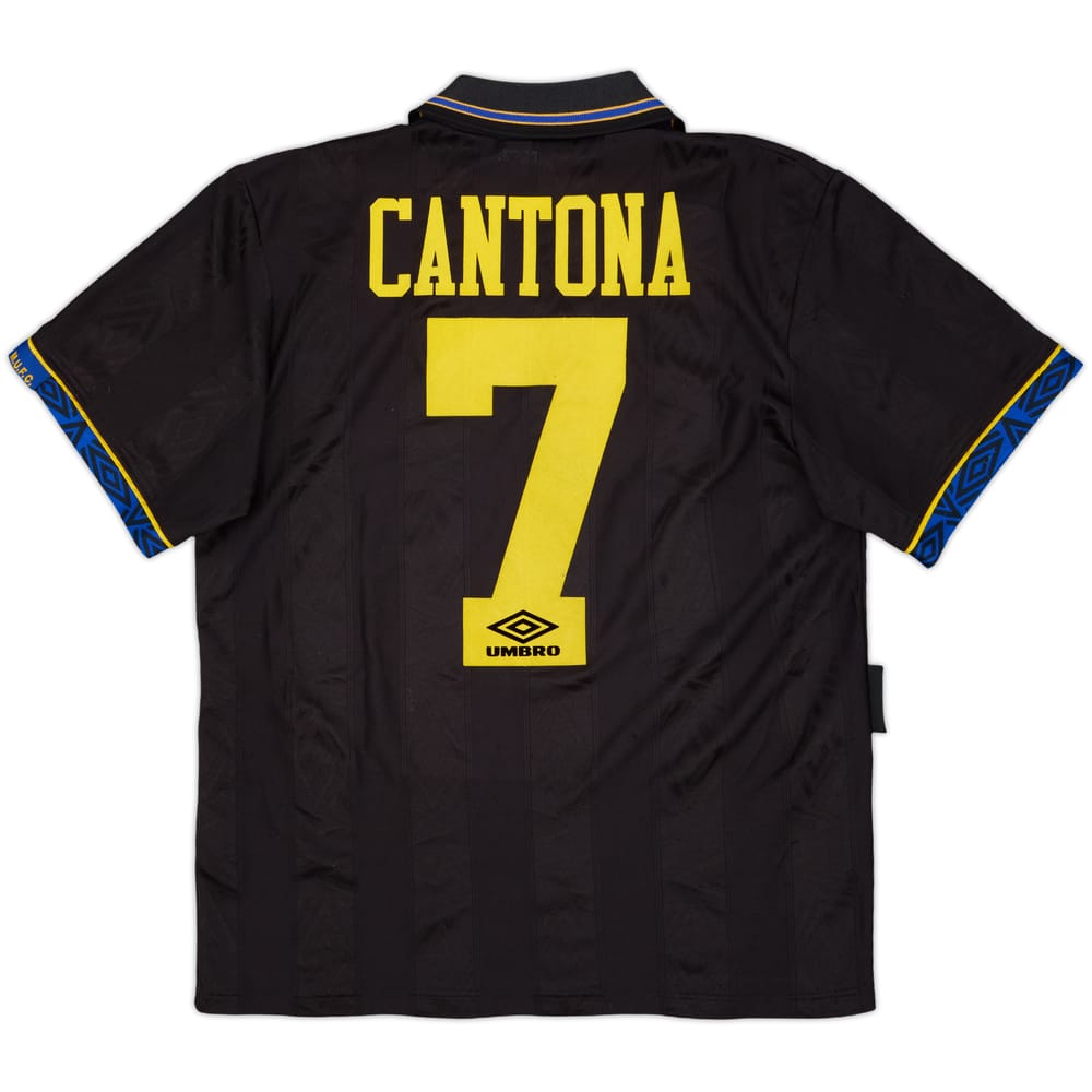 1993-95 Manchester United Away Shirt Cantona #7 - 8/10 - (S)