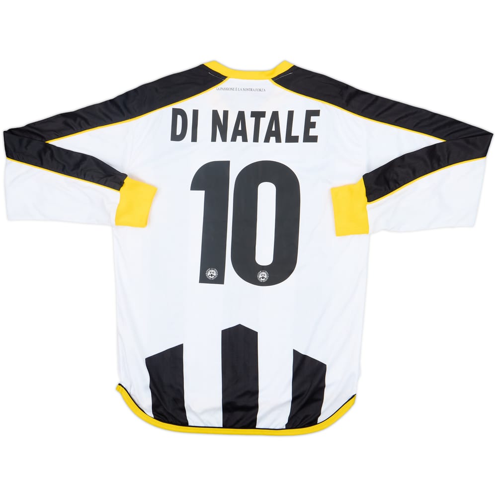2014-15 Udinese Home L/S Shirt Di Natale #10 - 8/10 - (M)