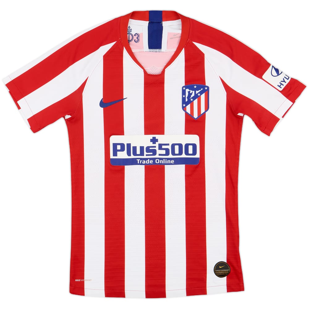2019-20 Atletico Madrid Authentic Home Shirt - 8/10 - (XS)
