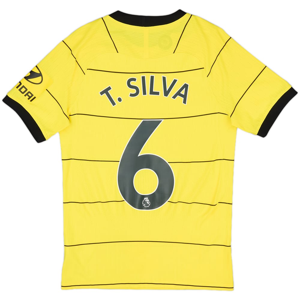 2021-22 Chelsea Authentic Away Shirt T.Silva #6 - 9/10 - (XS)
