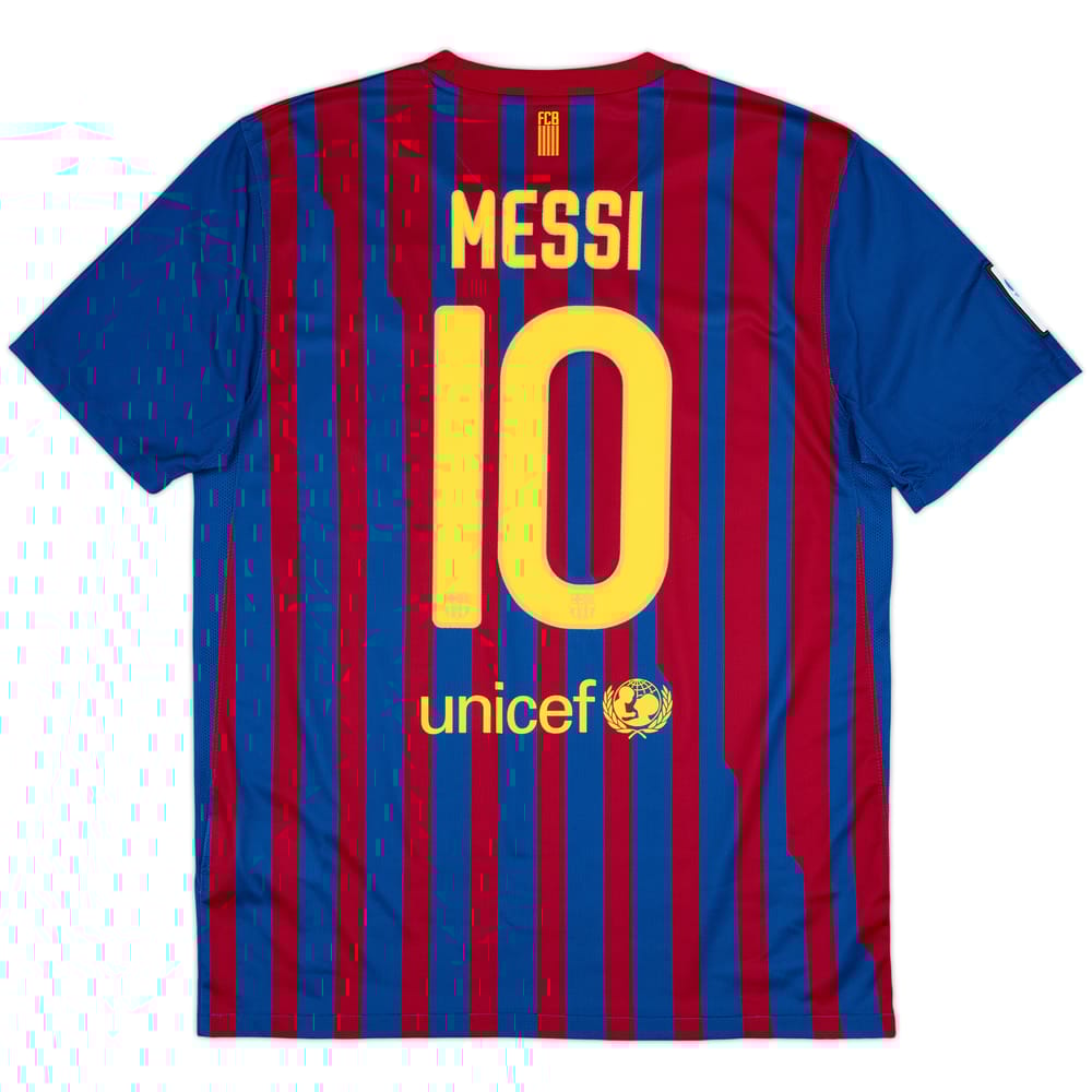 2011-12 Barcelona Home Shirt Messi #10 - 8/10 - (L)
