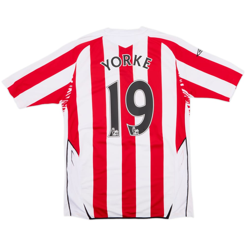 2007-08 Sunderland Home Shirt Yorke #19 - 6/10 - (L)