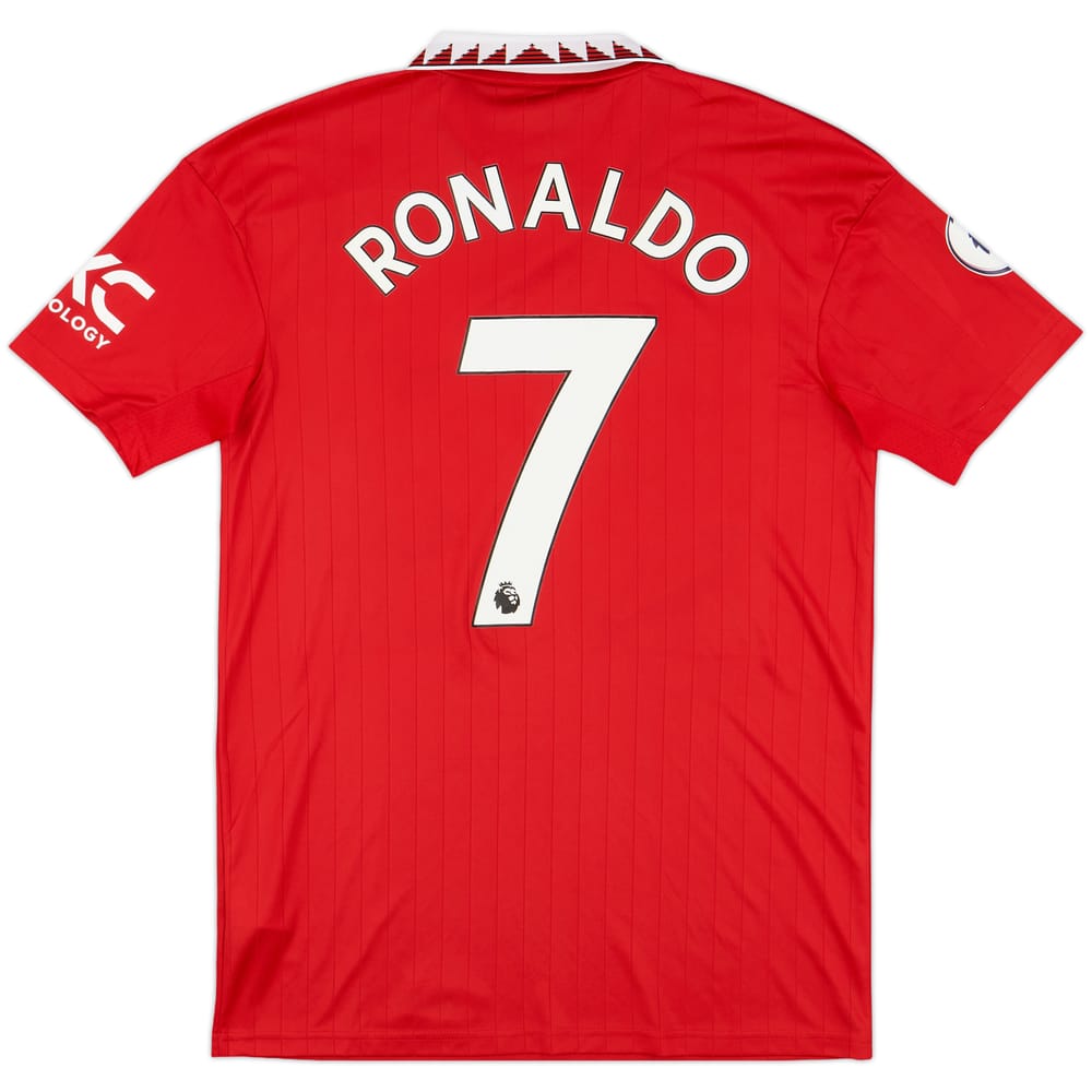 2022-23 Manchester United Home Shirt Ronaldo #7 - 8/10 - (S)
