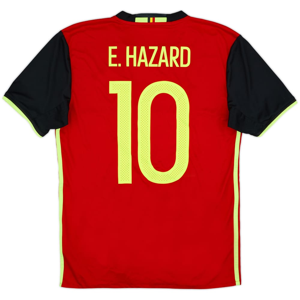 2016-17 Belgium Home Shirt E. Hazard #10 - 6/10 - (S)