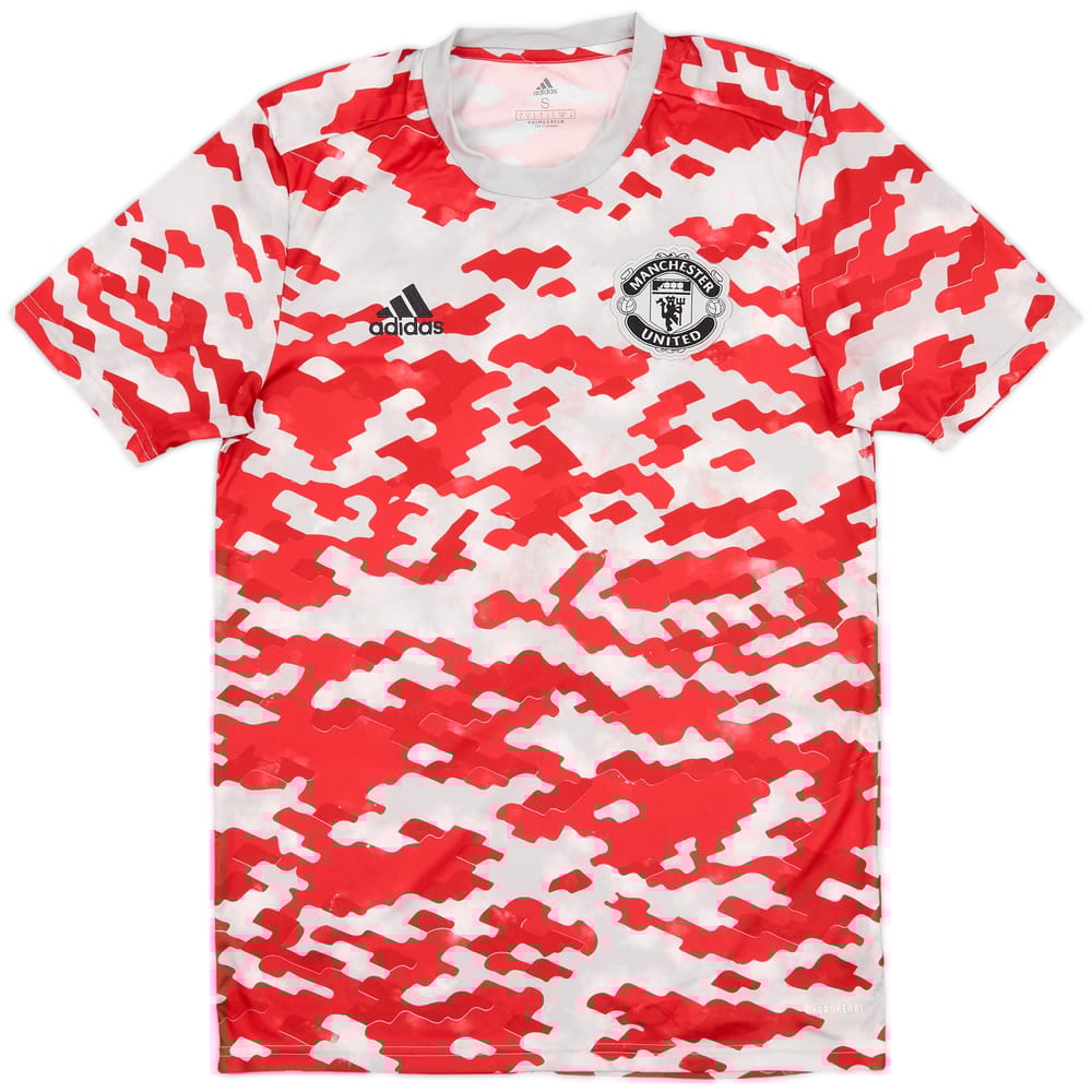 2021-22 Manchester United adidas Training Shirt - 10/10 - (S)