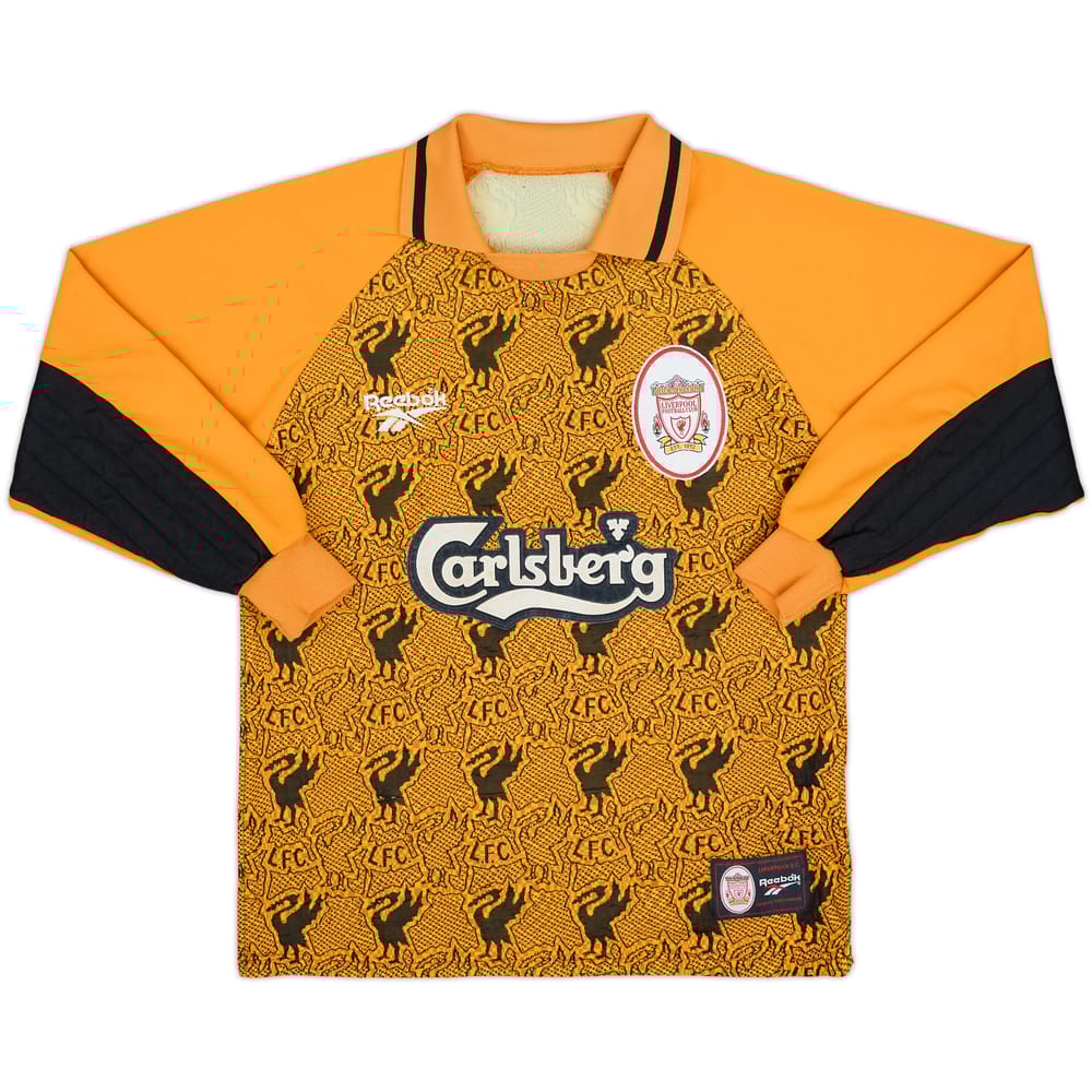 1996-97 Liverpool GK Shirt - 8/10 - (M)
